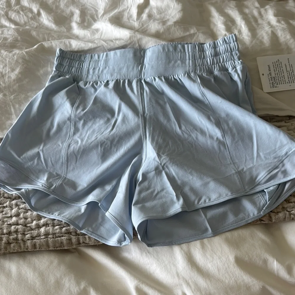 Lululemon Athletica Blue Athletic Shorts Relaxed Fit